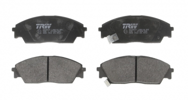 Купить GDB763 TRW Тормозные колодки передние Прелюд (2.0, 2.0 EX, 2.0 i EX 16V) с звуковым предупреждением износа